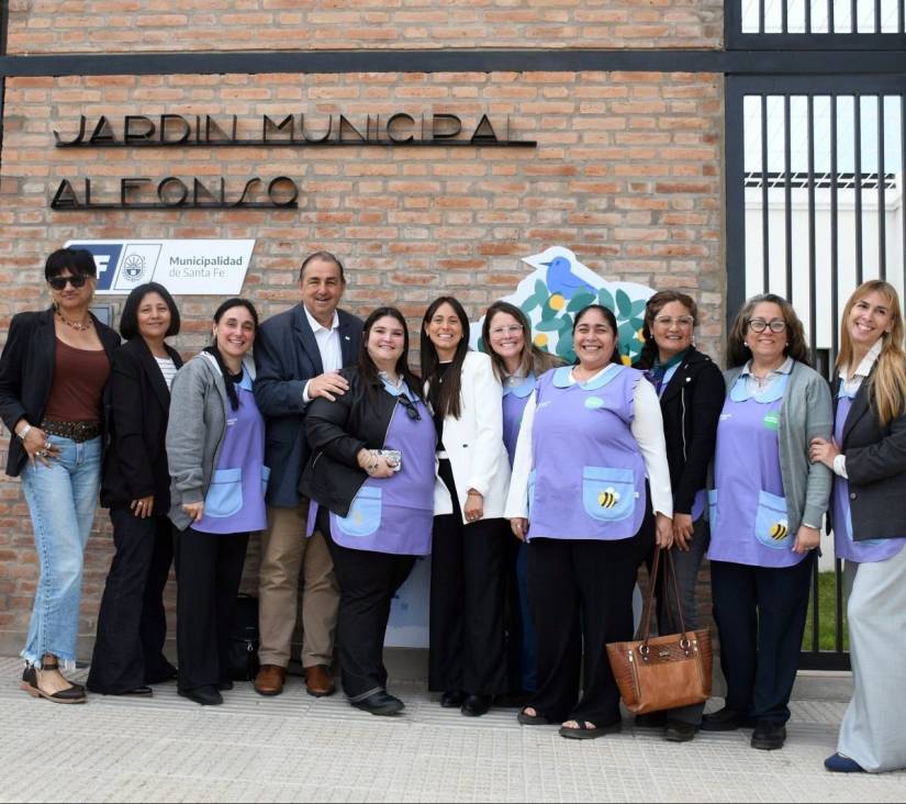 “Estamos cumpliendo un sueño”: Poletti dejó inaugurado un nuevo Jardín Municipal