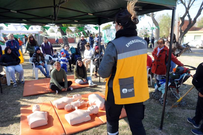Más de 15.000 personas tomaron cursos de RCP dictados por la Municipalidad
