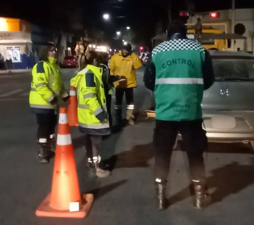 Tránsito: continúan los controles vehiculares en distintos puntos de la ciudad