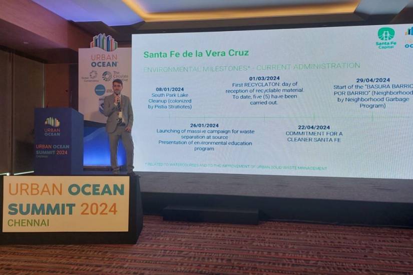 Santa Fe más limpia: la ciudad fue elegida para participar de la cumbre “Océano Urbano”