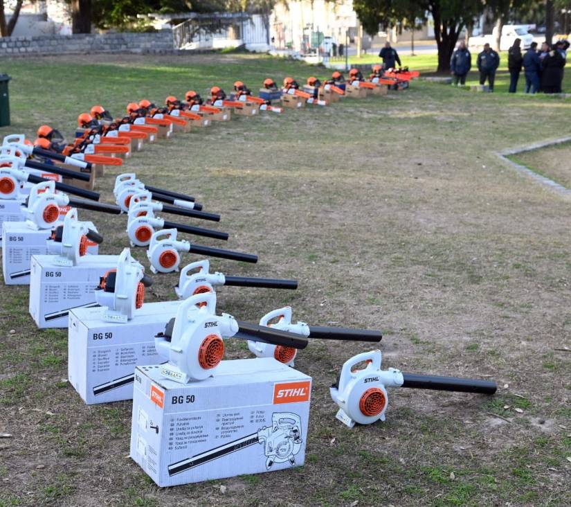 La Municipalidad sumó nuevas herramientas para reforzar las tareas de poda