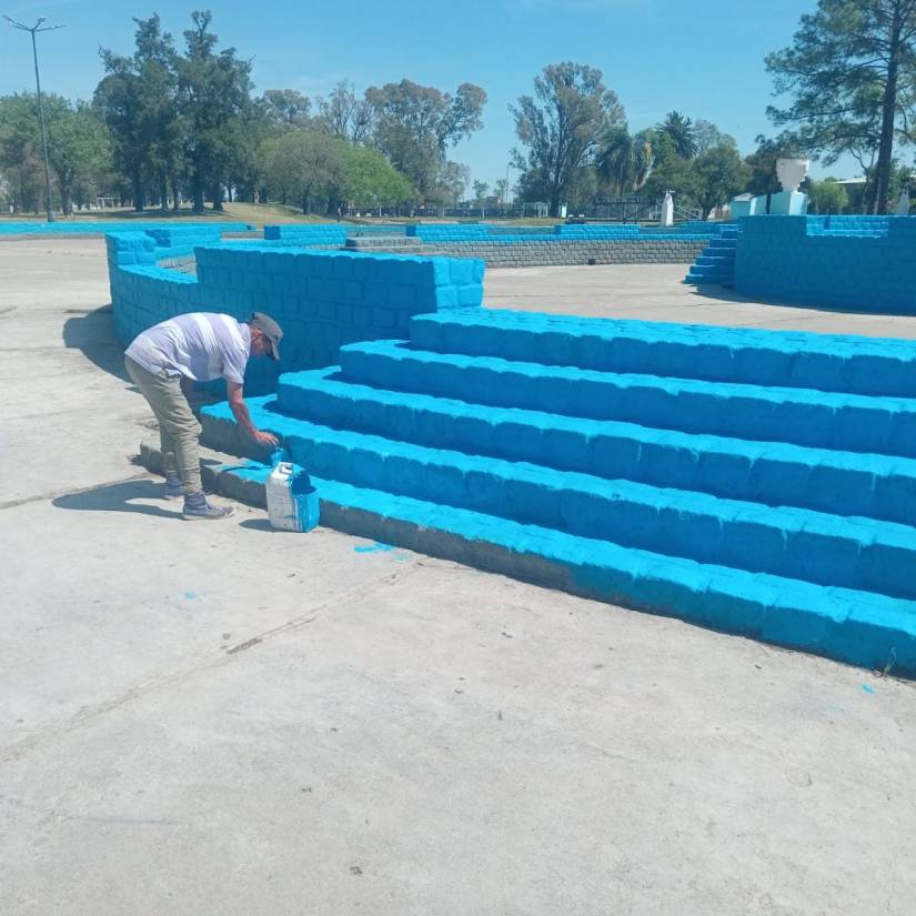 De cara a la temporada de verano, avanzan las tareas en los parques del Sur y Garay