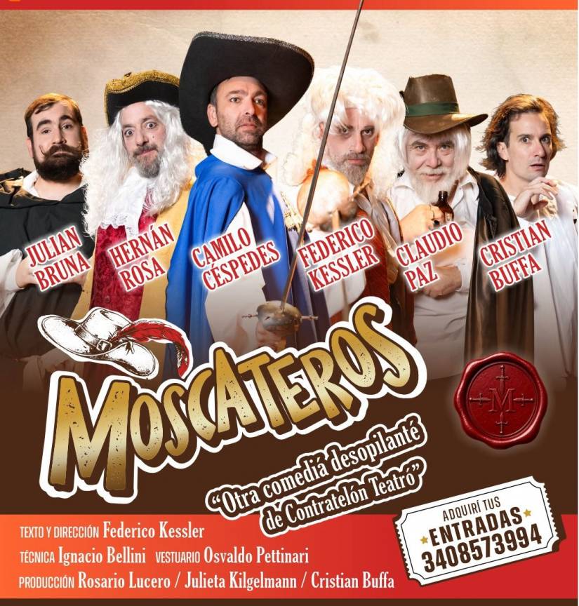 “Moscateros” la nueva y desopilante comedia de Contratelón Teatro